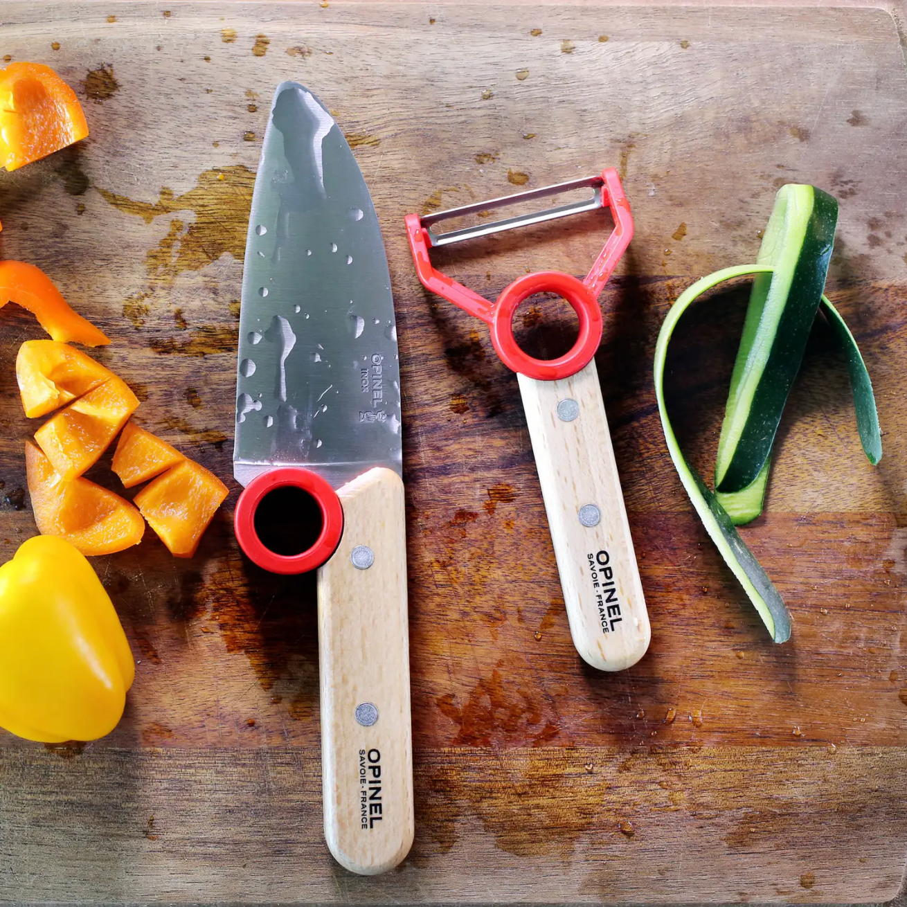 Set de 3 cuchillos de cocina para peques Mundo Petit