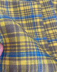 Linen Dish Towel / Ginger Plaid