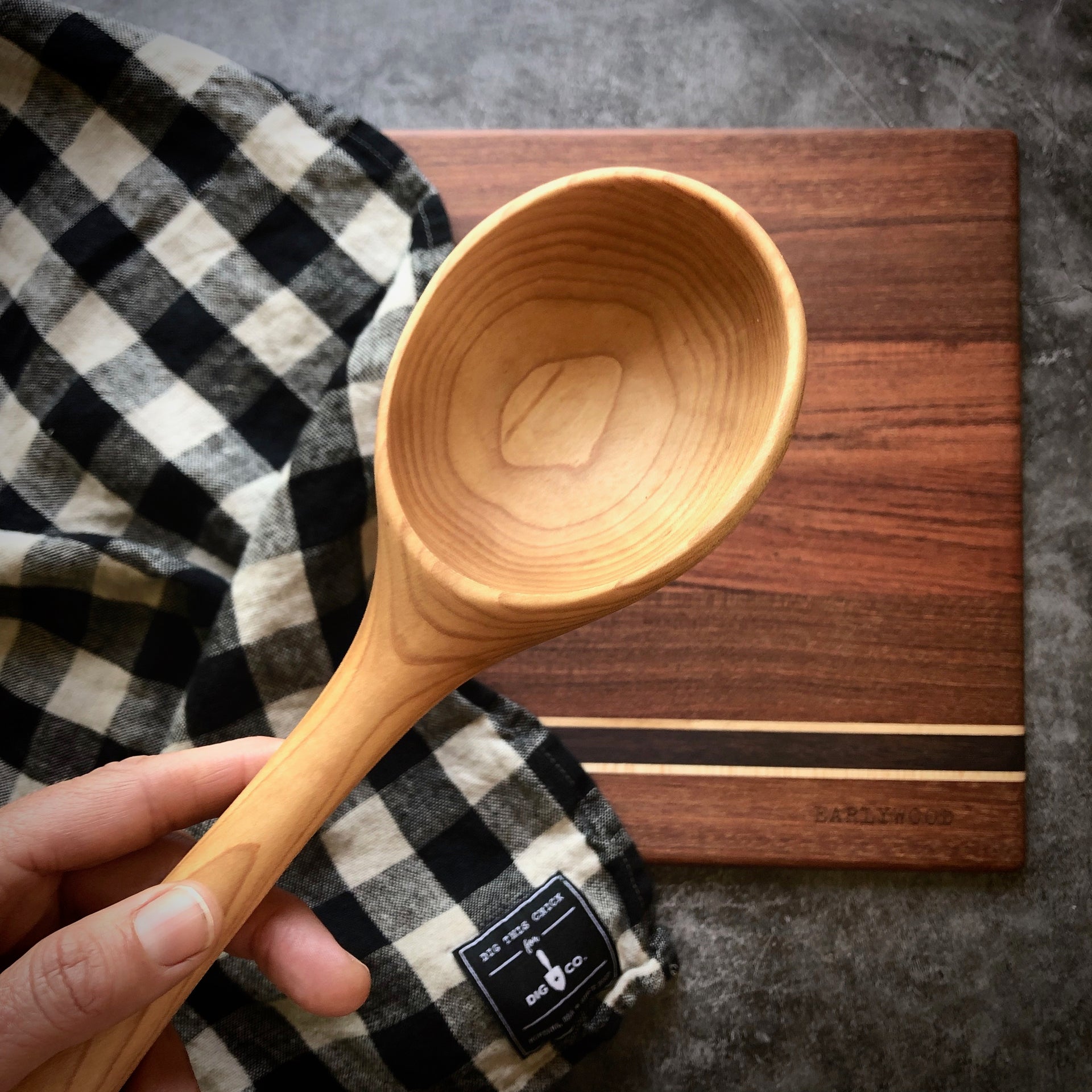 Big Wooden Spoon, Maple Spoon, Handmade Wooden Dishes, Wooden Utensil, high quality Wooden Cutlery, Wooden Ladle, Kitchen Tool, Large Deep Spoon